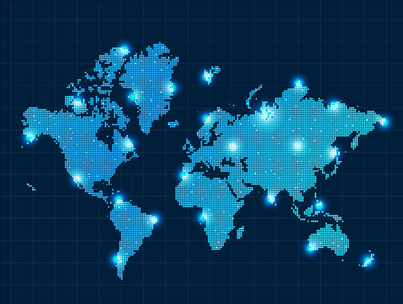 世界地图,分布图,世界地图分布图,地图,世界地图矢量,矢量世界地图,科技感,科技,