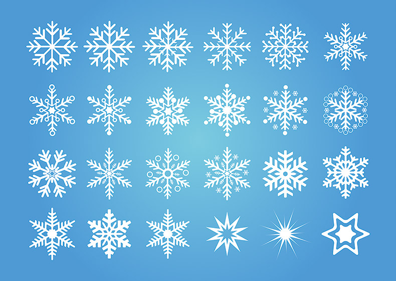 雪花,雪花矢量,矢量雪花,冬天,冬季,寒冬,圣诞节,元旦节,雪花图形,冬至,