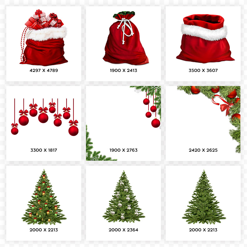 圣诞节,圣诞,圣诞装饰,圣诞树,圣诞袋,红袋子,口袋,礼物袋,
