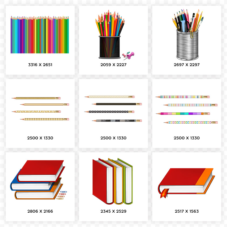 学习用品,开学季,毕业季,上学,学习,教学,教育,彩色铅笔,铅笔,笔,彩色的笔,书本,书,