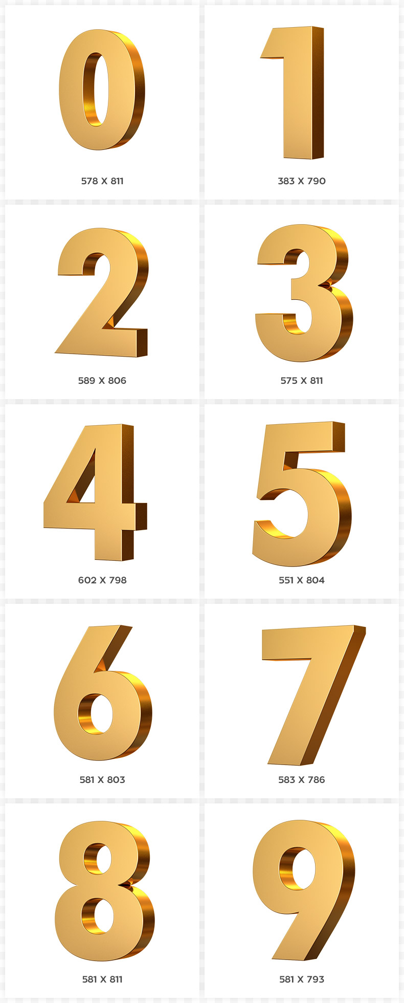 金色立体数字,立体数字,金色数字,倒计时数字,数字倒计时,倒计时,1,2,3,4,5,6,7,8,9,C4D数字,