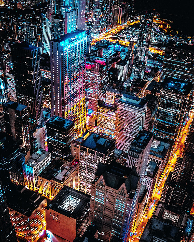 城市夜景,城市全景,夜晚,夜景,俯视城市,都市,现代都市,现代城市,CC0,免费图片,
