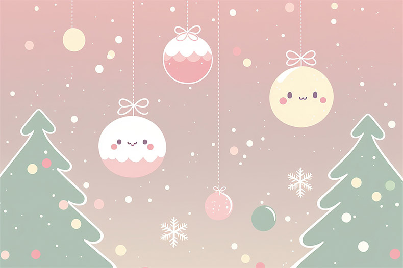 圣诞节卡通背景,圣诞节背景,圣诞背景,圣诞粉色背景,CC0,免费图片,