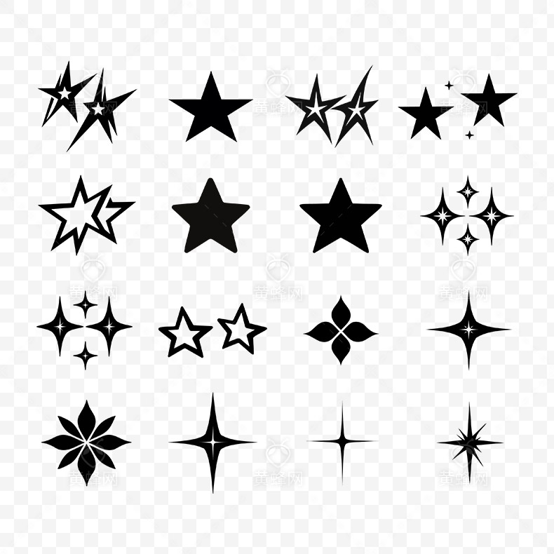 星星图标png免扣素材