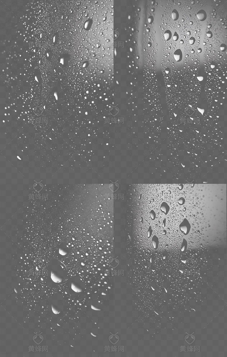 玻璃水珠png免扣图片素材