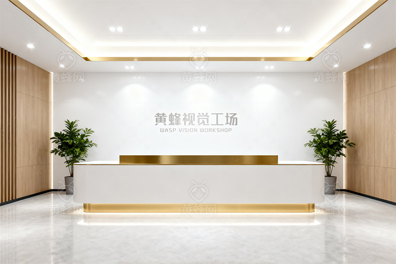 公司前台样机模板素材 - 素材 - 黄蜂网 - 原创可商用设计作品